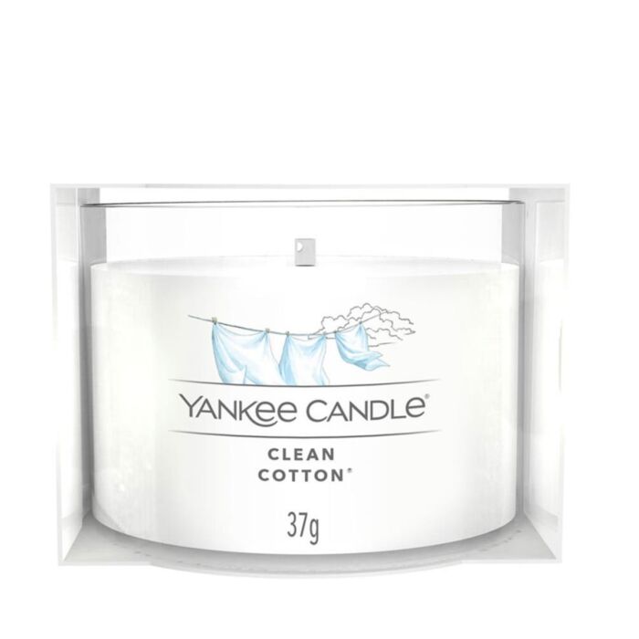 Yankee Candle - Filled Votive Candle - Clean Cotton